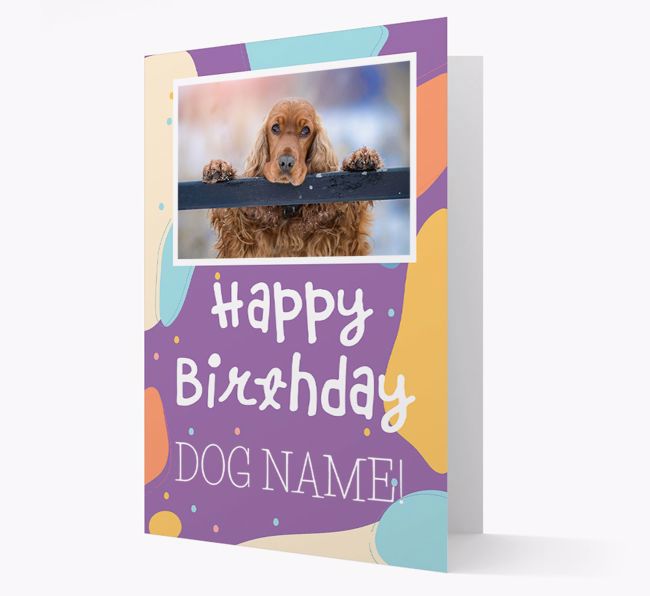 'Happy Birthday' - Personalised {breedFullName} Card